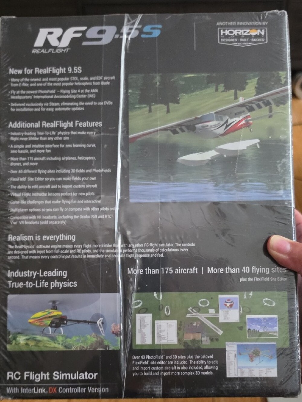 RealFlight 9.5S RC Flight Simulator with InterLink DX Controller - Picture 2 of 2